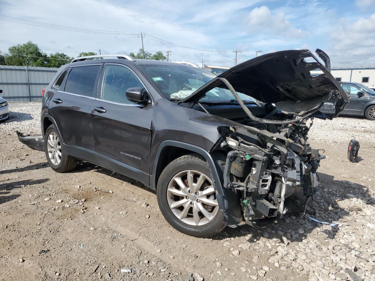 2017 Jeep Cherokee Limited VIN: 1C4PJMDBXHW571406 Lot: 62876725