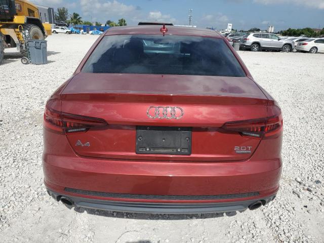  AUDI A4 2018 Czerwony