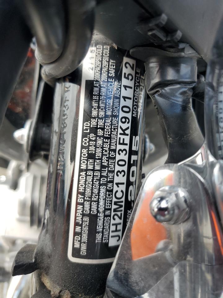 2015 Honda Cmx250 C VIN: JH2MC1303FK901152 Lot: 59387705