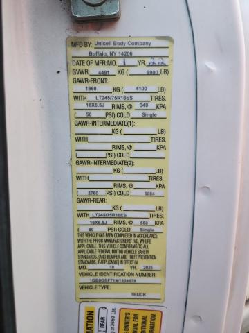 2021 CHEVROLET EXPRESS G3500