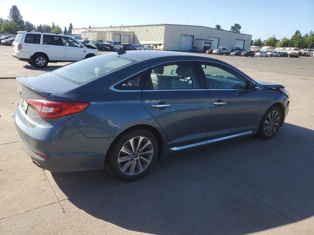  HYUNDAI SONATA 2016 Синий