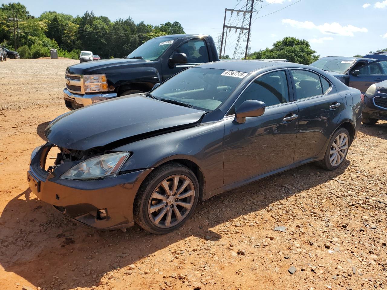 2008 Lexus Is 250 charcoal null gas JTHCK262985016819 photo #1