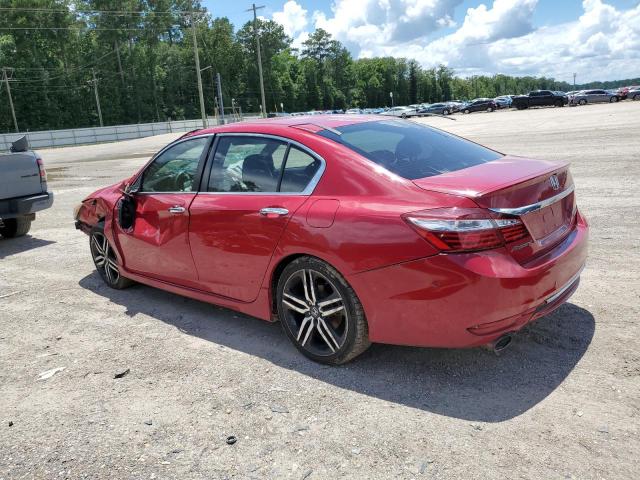  HONDA ACCORD 2016 Red