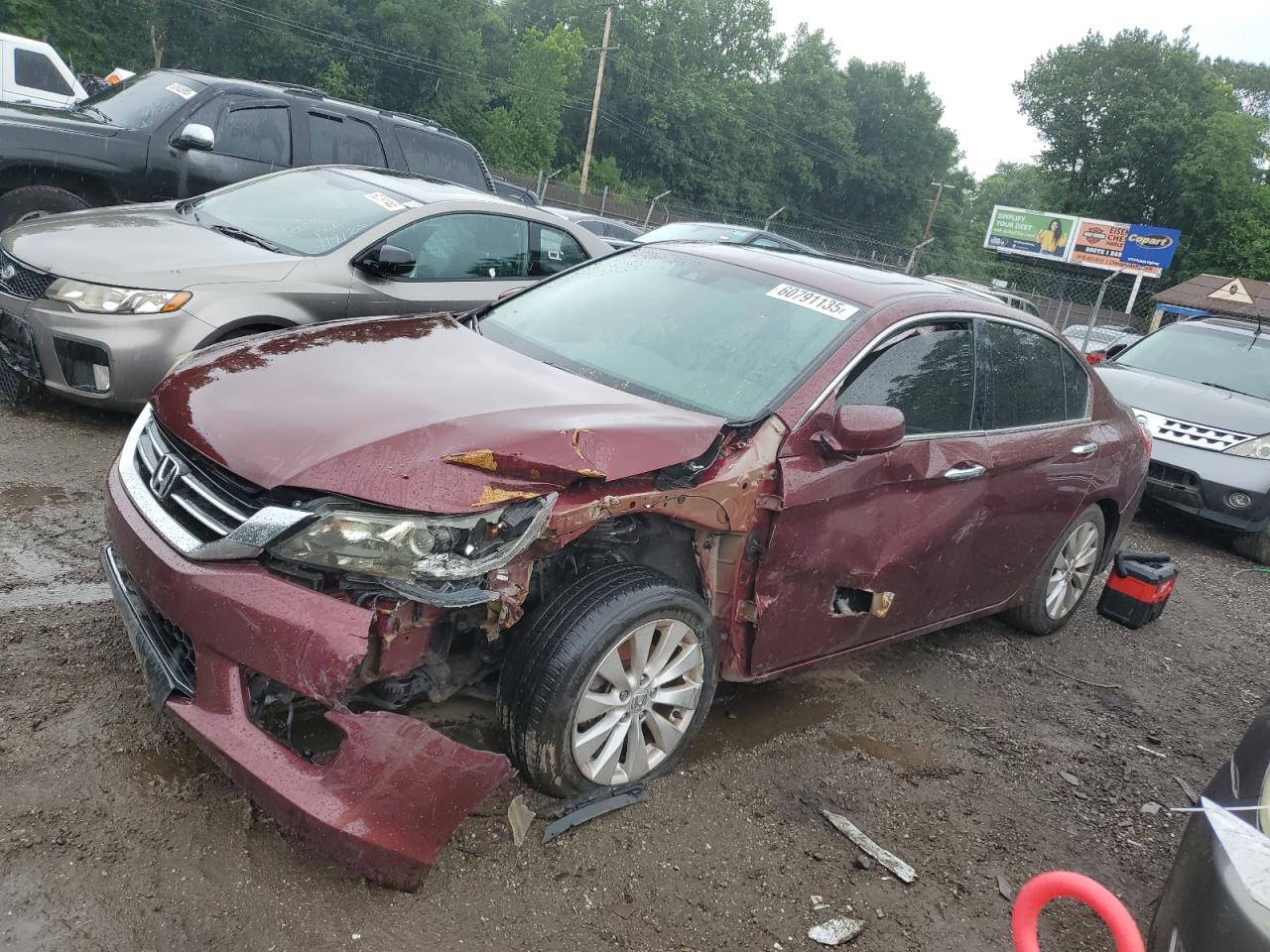 2014 Honda Accord Exl на продаже в Baltimore, MD - Side