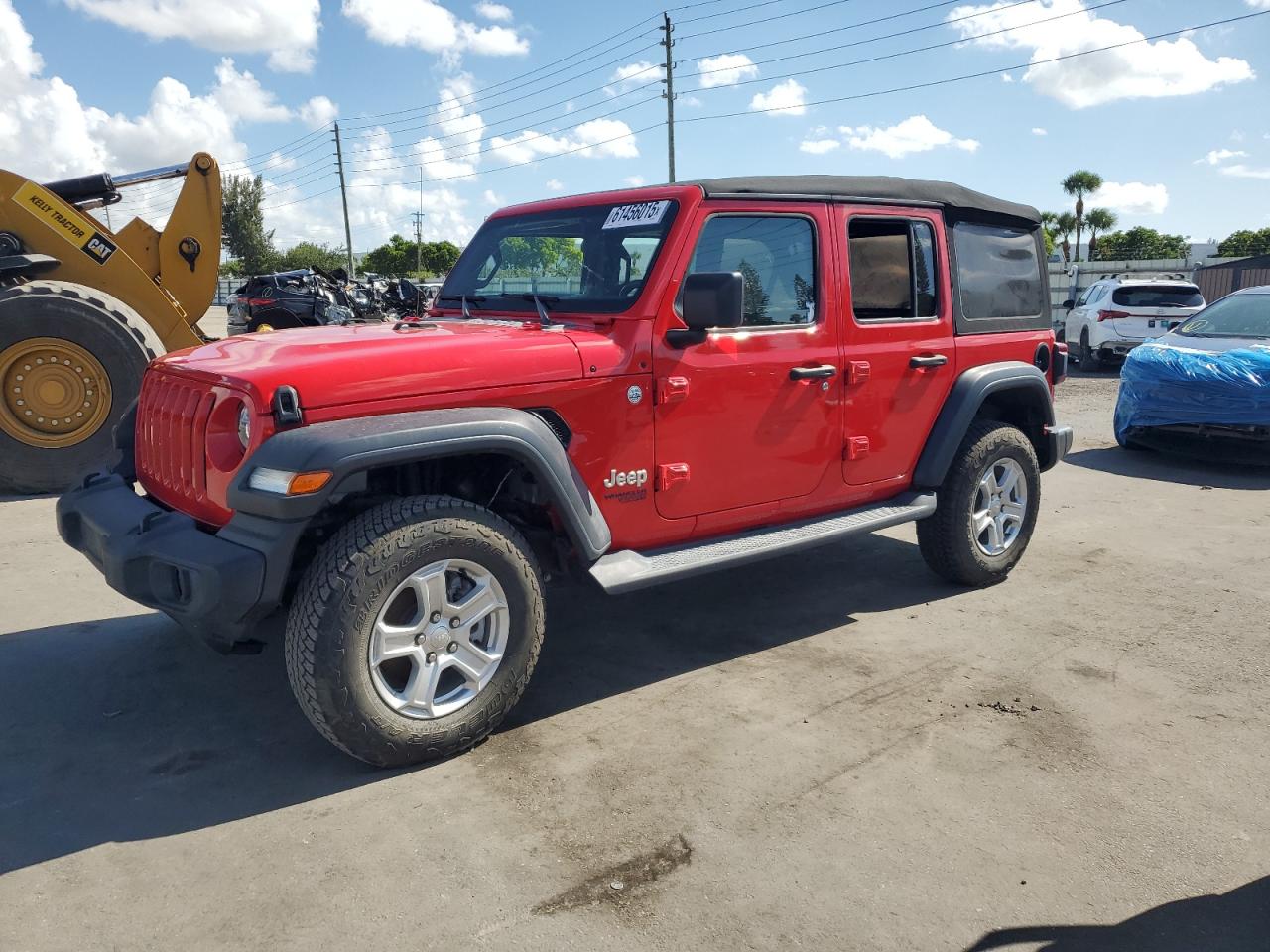 2020 Jeep Wrangler Unlimited Sport للبيع في Miami، FL - Mechanical
