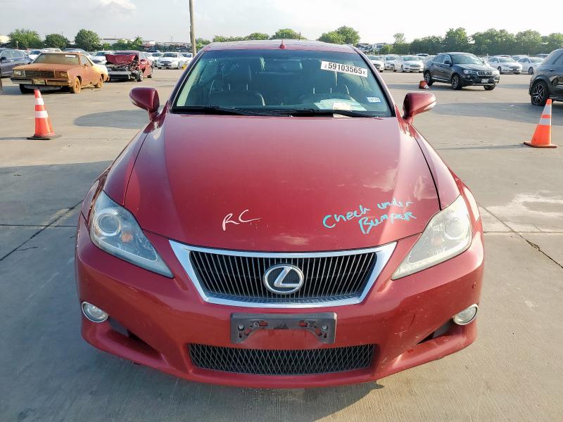  LEXUS IS 2015 Czerwony