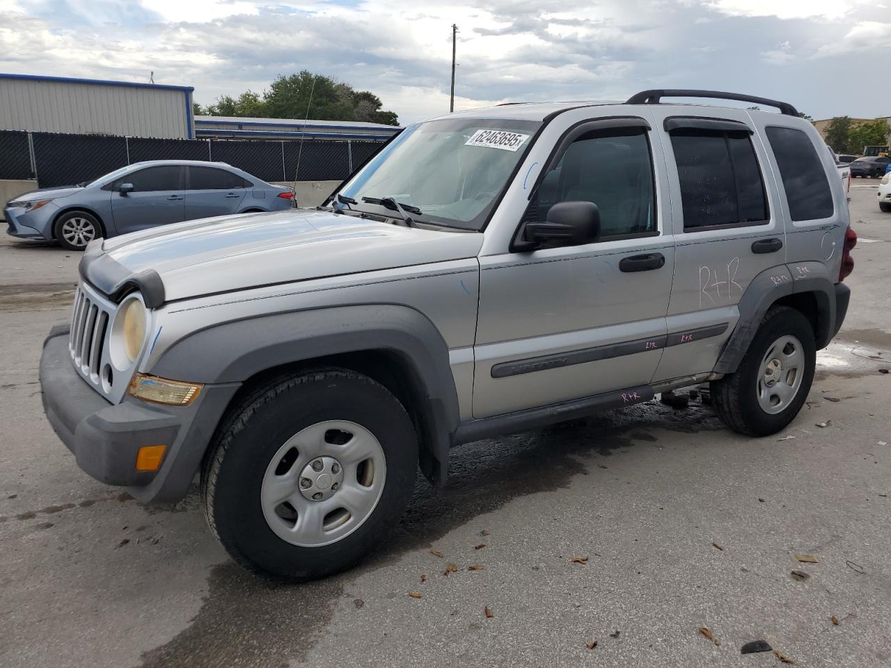 JEEP LIBERTY 2007 VIN 1J4GK48K57W605333