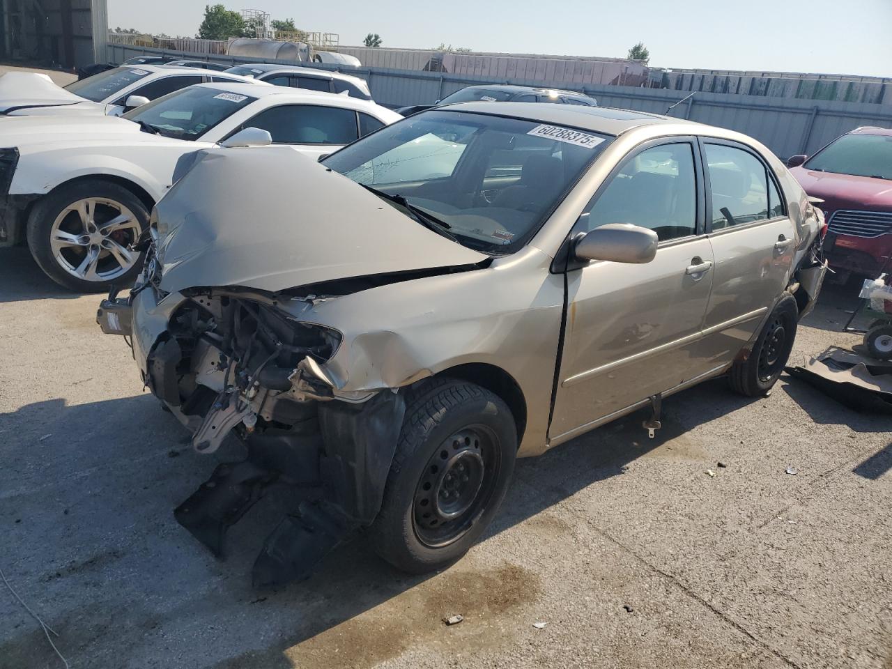 2007 Toyota Corolla Ce на продаже в Kansas City, KS - Front End
