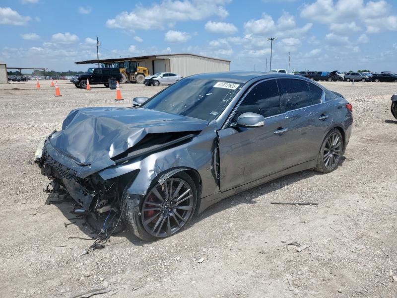 2017 INFINITI Q50 RED SPORT 400   for sale at Copart TX - WACO