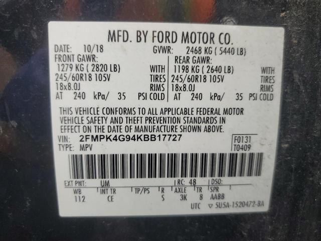 2019 FORD EDGE SE  