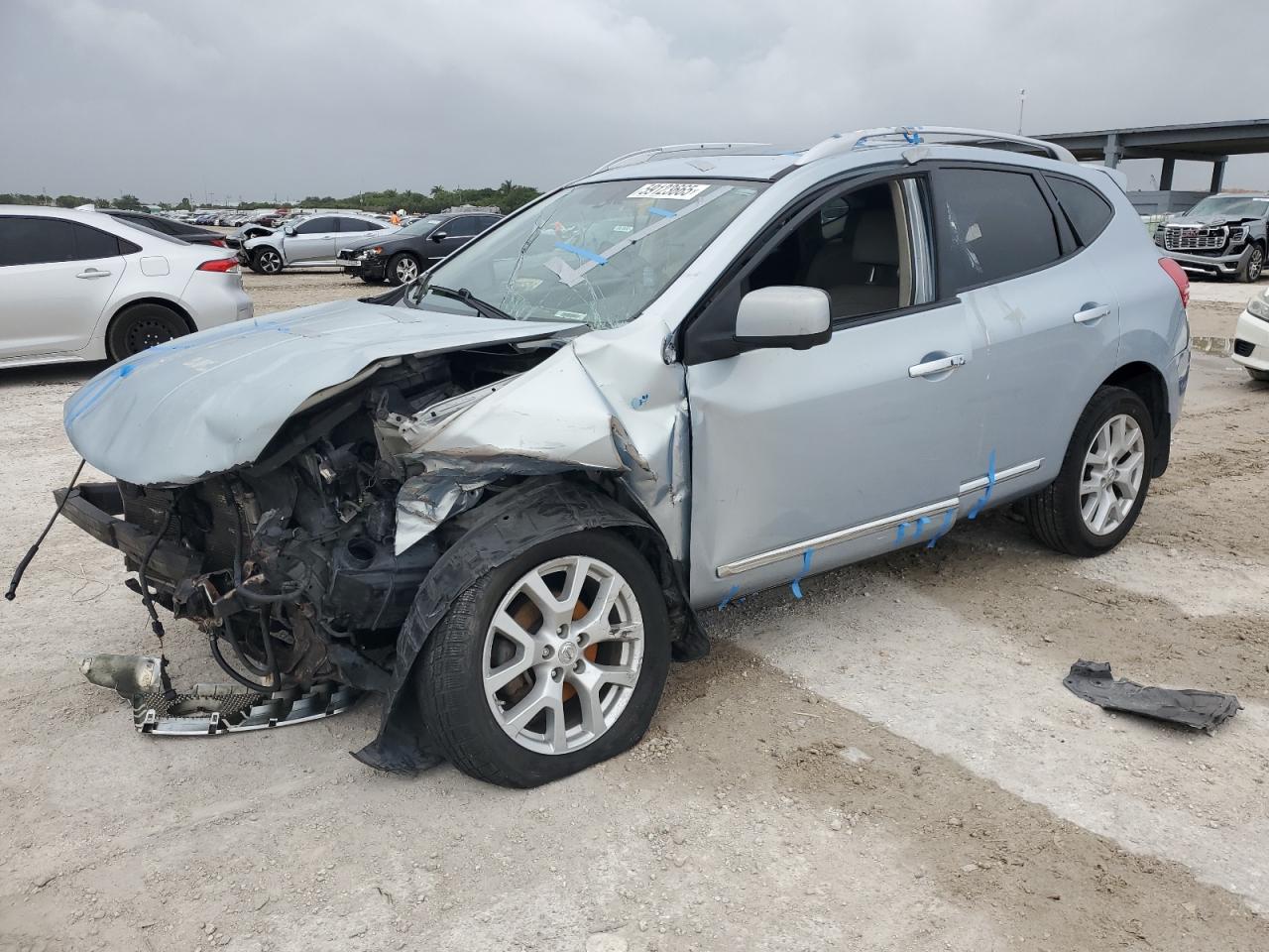 2012 Nissan Rogue S zu verkaufen in West Palm Beach, FL - Front End