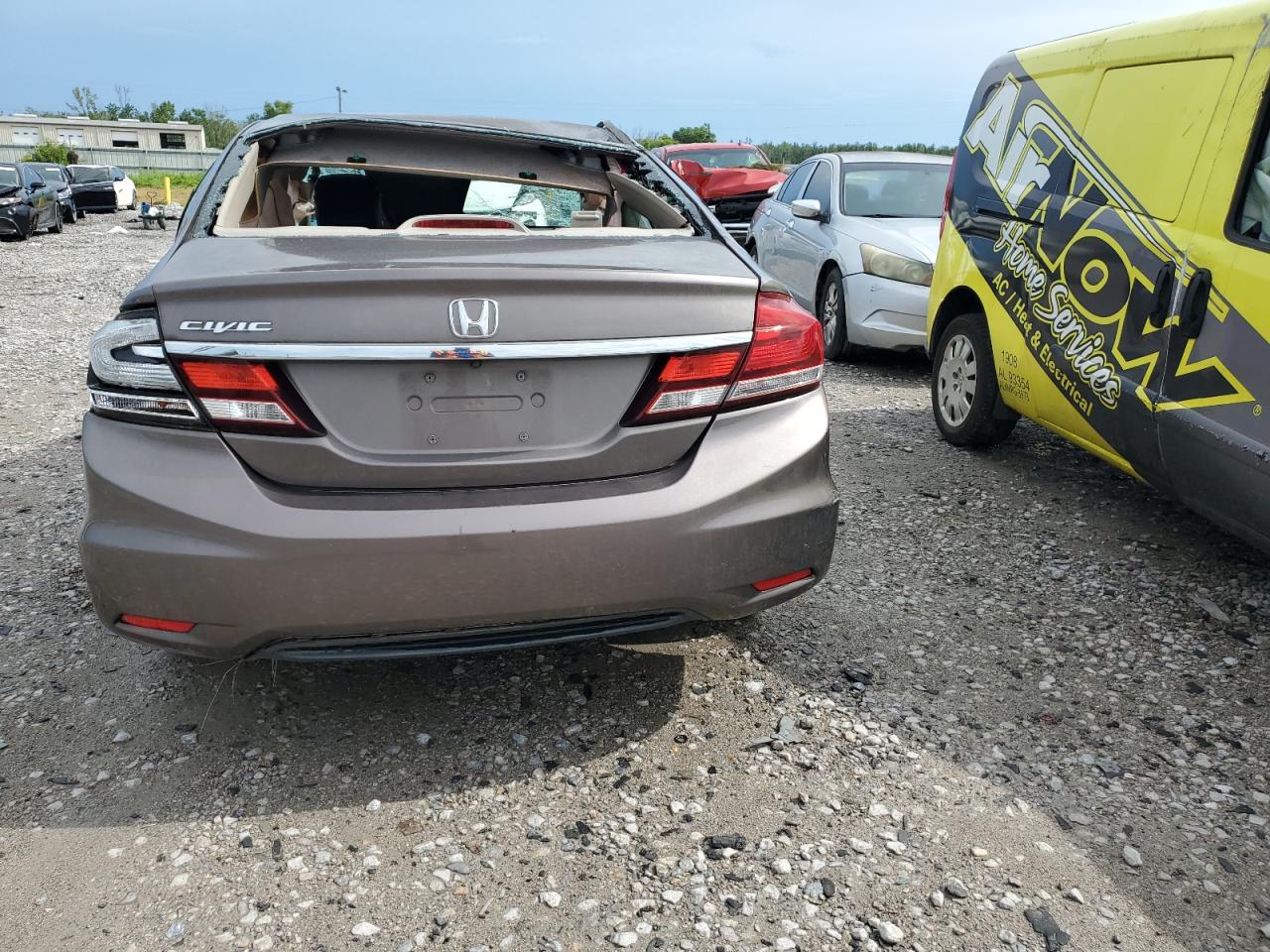 2015 Honda Civic Lx VIN: 19XFB2F52FE059599 Lot: 61301145