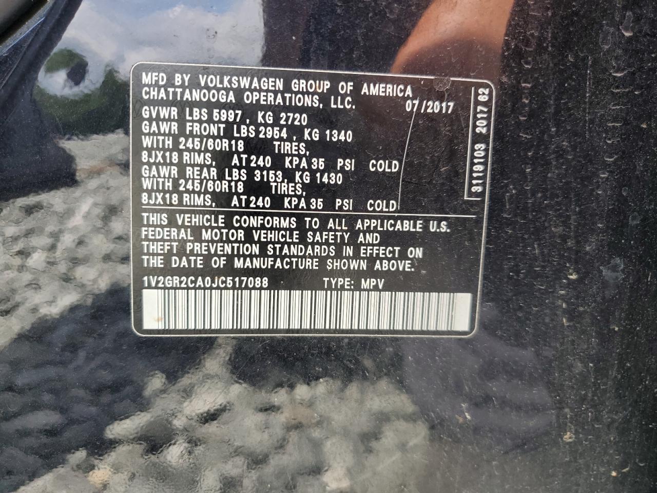 Volkswagen Atlas 2018