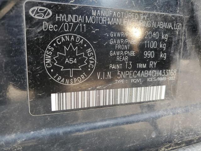 2012 HYUNDAI SONATA SE  