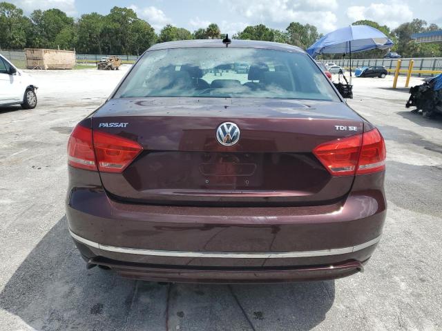  VOLKSWAGEN PASSAT 2013 Burgundy