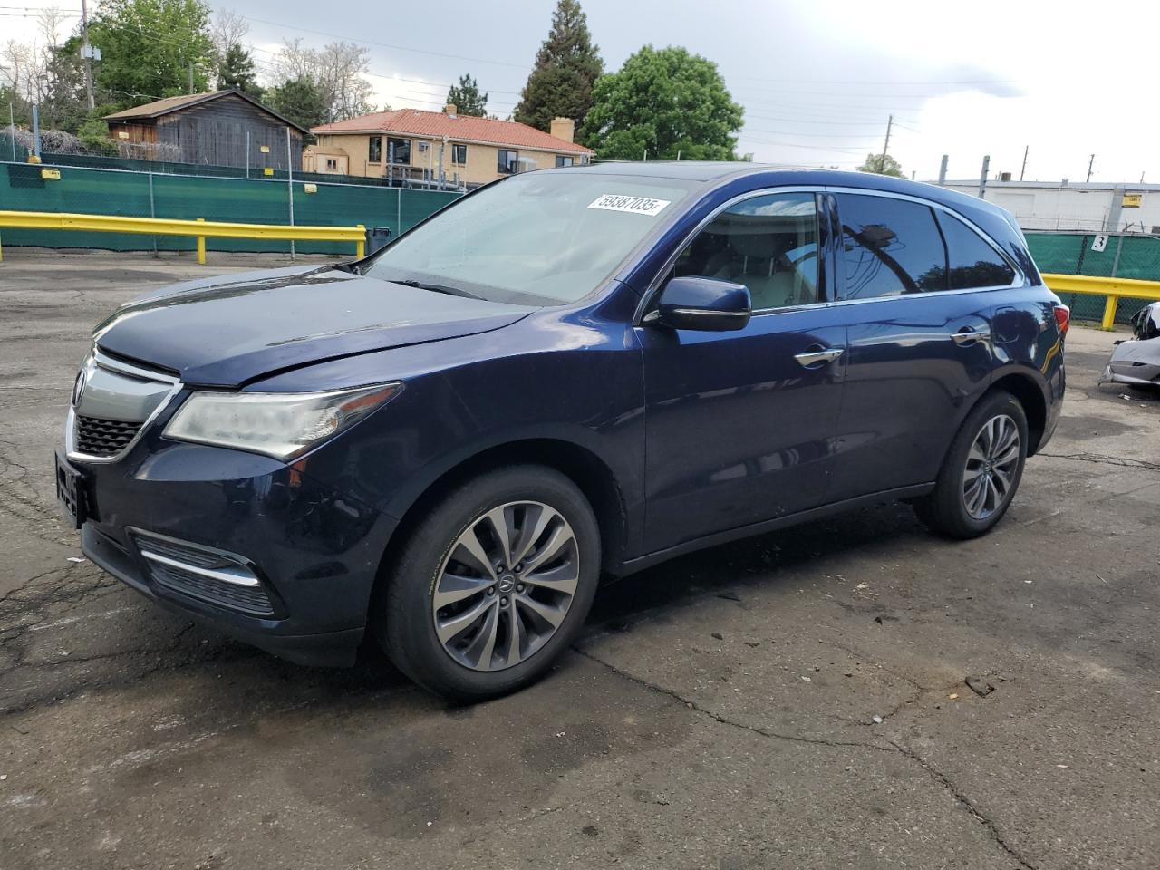 2016 Acura Mdx Technology en Venta en Denver, CO - Hail