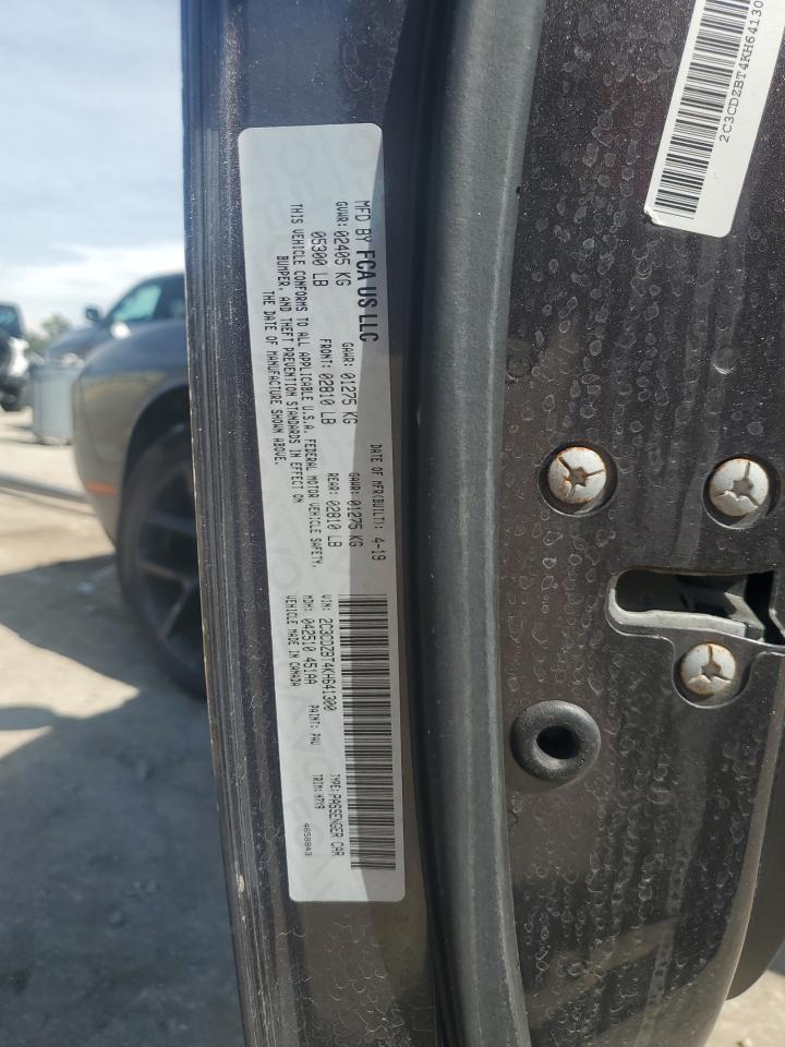 2019 Dodge Challenger R/T VIN: 2C3CDZBT4KH641300 Lot: 62419365