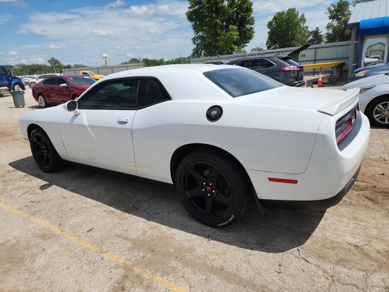 2015 Dodge Challenger Sxt white coupe flexible 2C3CDZAG9FH702151 photo #3