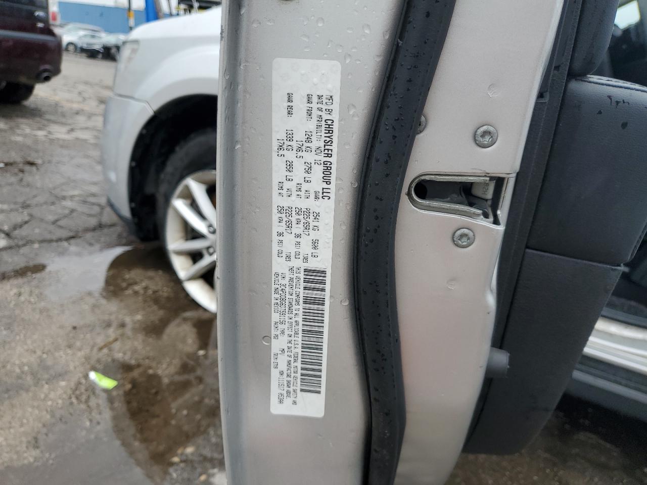 2013 Dodge Journey Sxt VIN: 3C4PDDBG6DT591156 Lot: 59843285