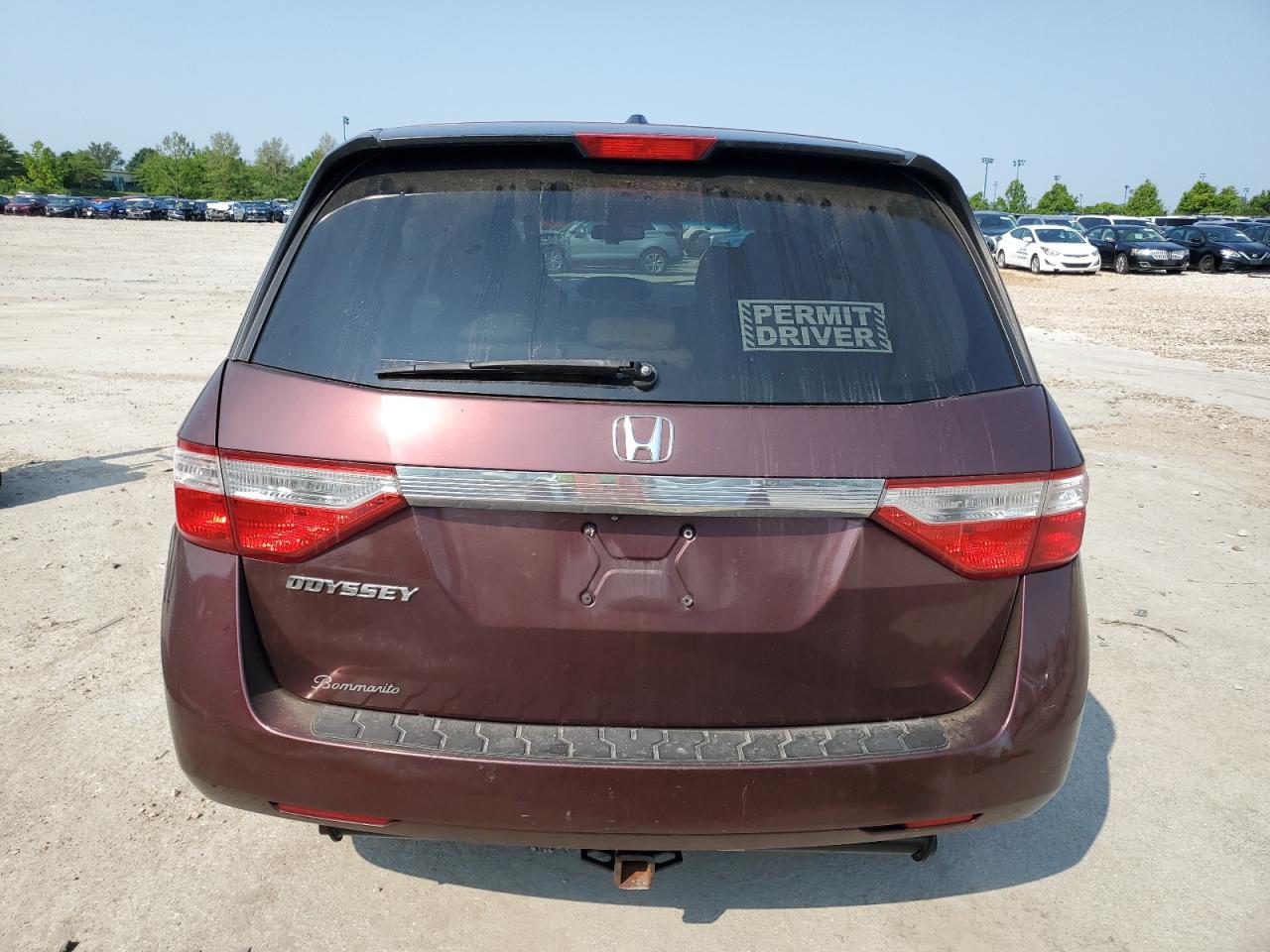 2012 Honda Odyssey Exl VIN: 5FNRL5H63CB090187 Lot: 60294185