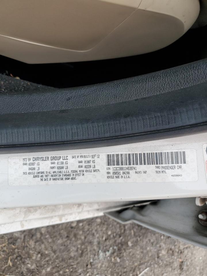 2013 Chrysler 200 Touring VIN: 1C3CCBBB1DN539741 Lot: 59906485