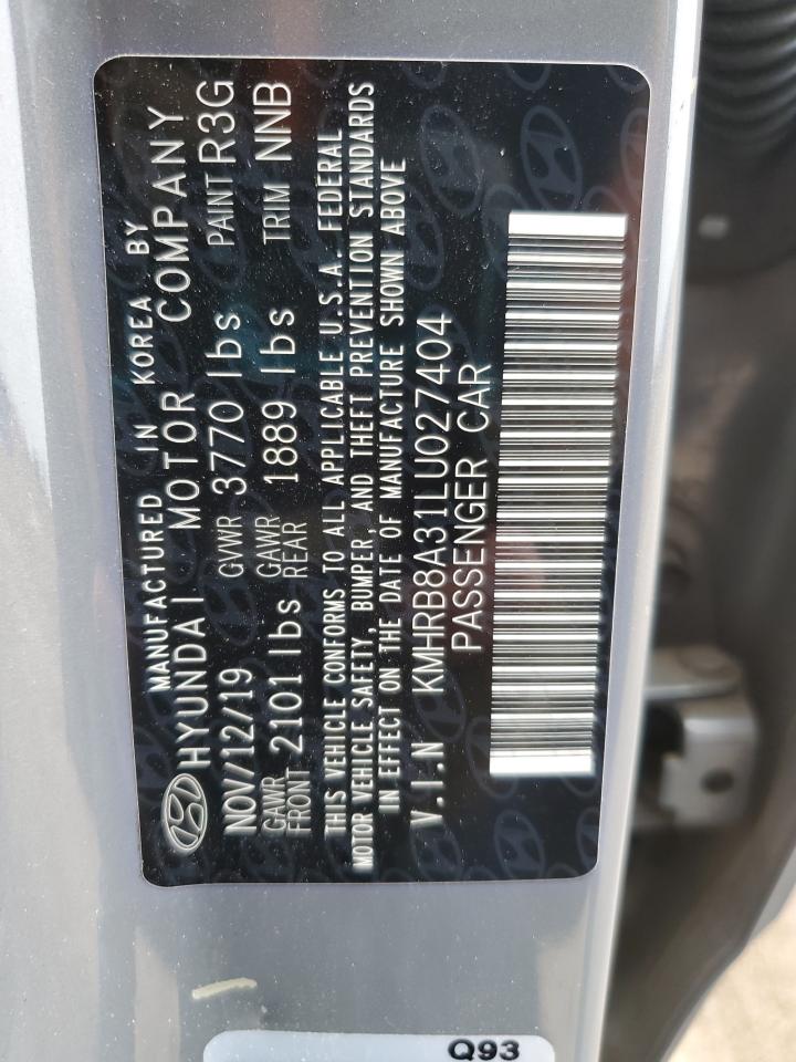 2020 Hyundai Venue Se VIN: KMHRB8A31LU027404 Lot: 62317375