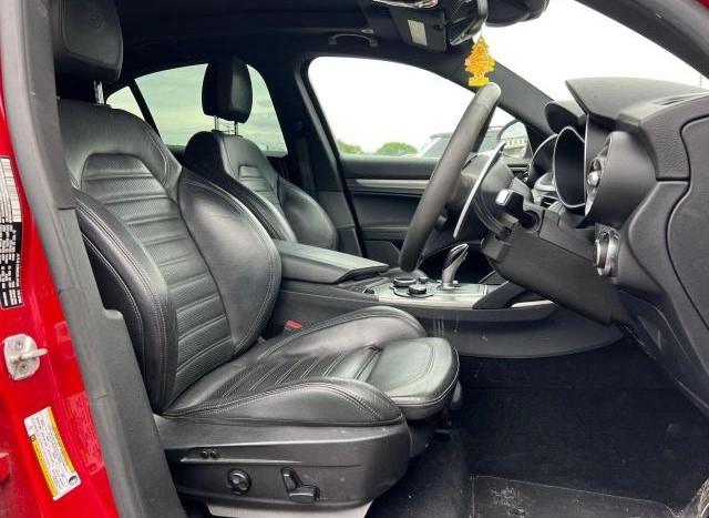  ALFA ROMEO STELVIO 2018 Czerwony