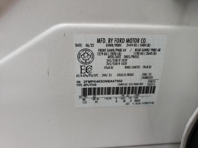 2022 FORD EDGE TITANIUM  