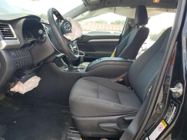  TOYOTA HIGHLANDER 2017 Czarny