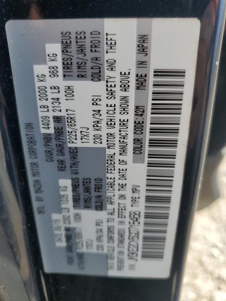 2016 Mazda Cx-5 Touring VIN: JM3KE2CY6G0715468 Lot: 61405125