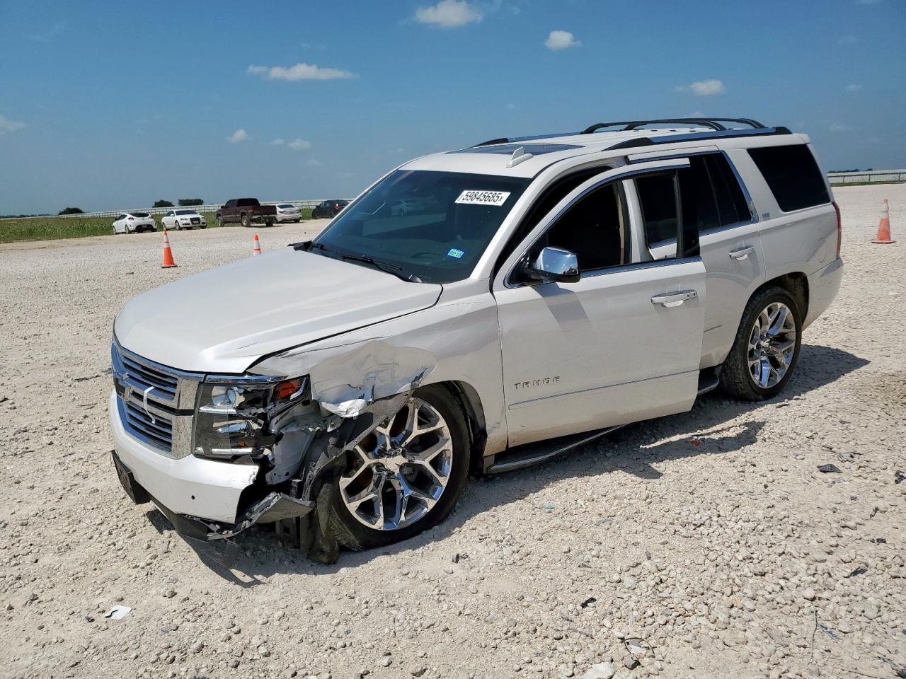 2016 Chevrolet Tahoe C1500 Ltz للبيع في Taylor، TX - Front End
