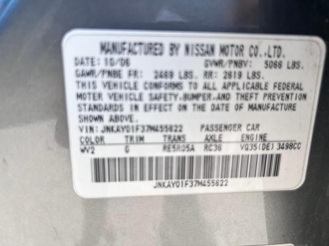 2007 INFINITI M35 BASE  
