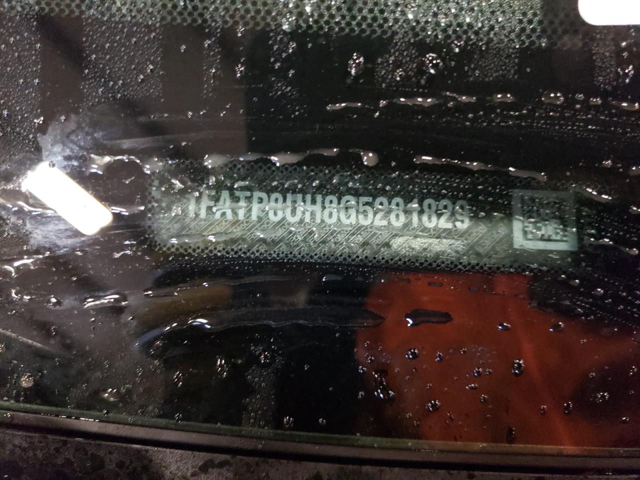 2016 Ford Mustang VIN: 1FATP8UH8G5281829 Lot: 59352375