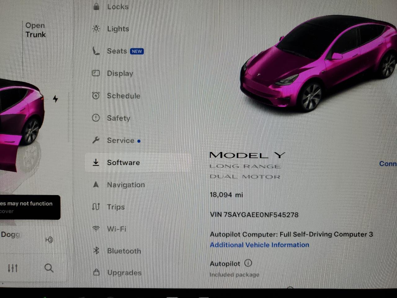 2022 Tesla Model Y VIN: 7SAYGAEE0NF545278 Lot: 61948135