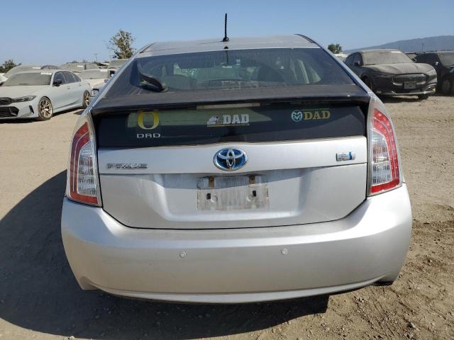 Hatchbacks TOYOTA PRIUS 2013 Srebrny