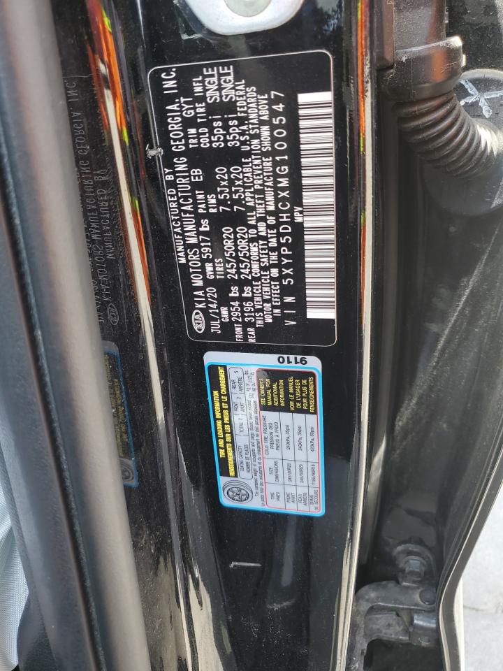 2021 Kia Telluride Sx VIN: 5XYP5DHCXMG100547 Lot: 61252295
