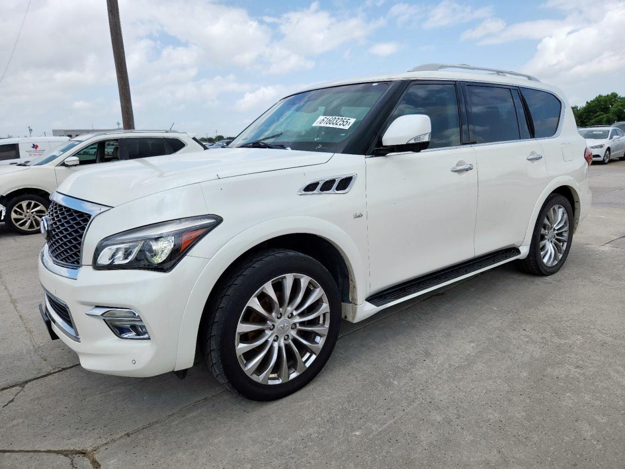 2015 Infiniti Qx80 продається в Grand Prairie, TX - Minor Dent/Scratches