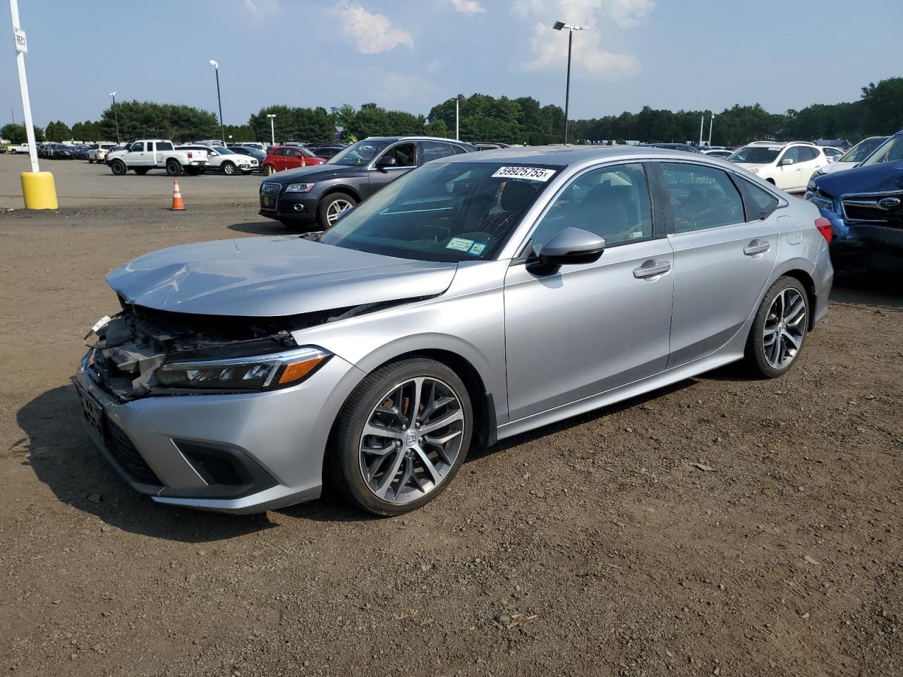 2022 Honda Civic Touring zu verkaufen in East Granby, CT - Front End