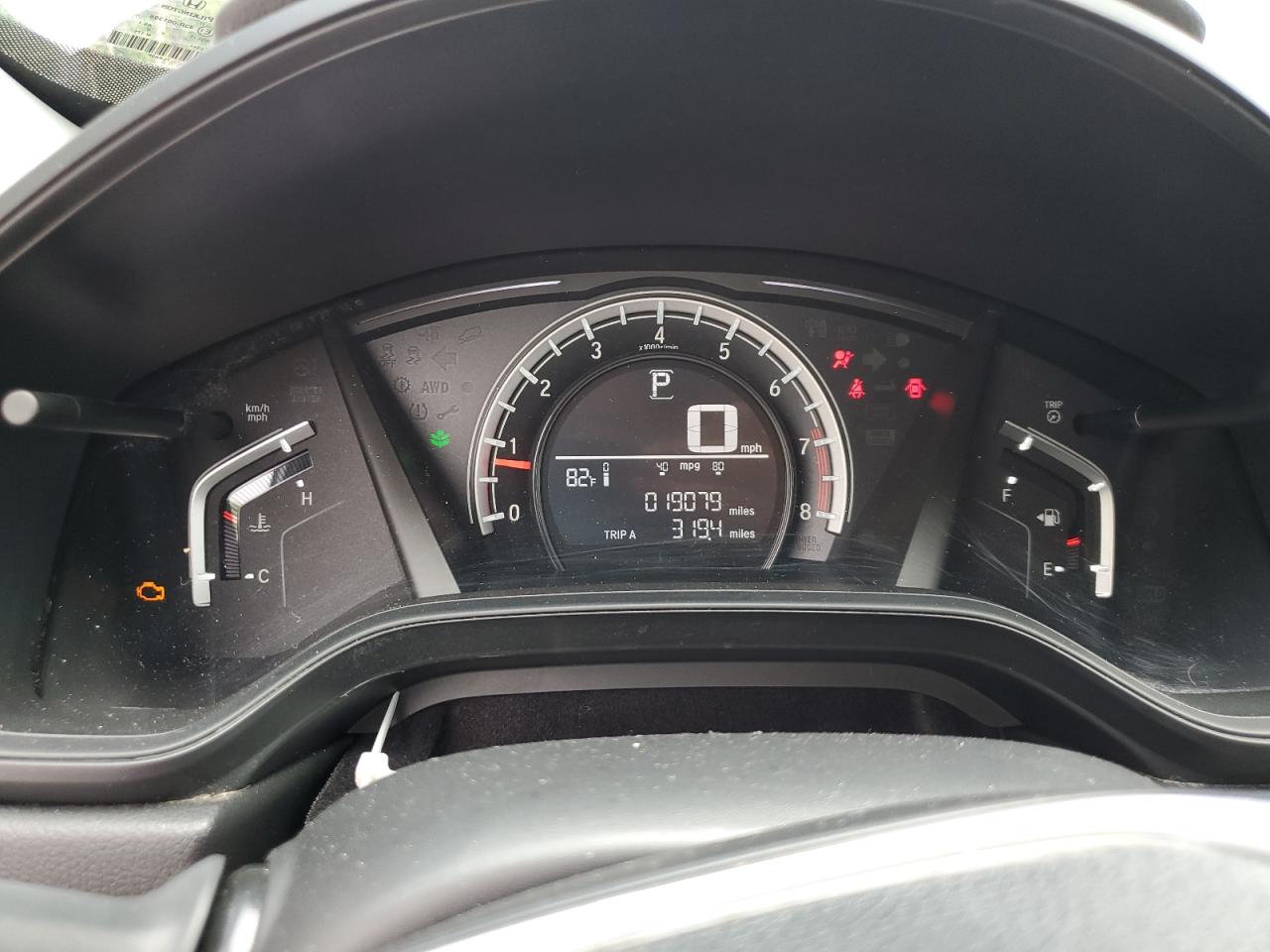 2019 Honda Cr-V Lx VIN: 2HKRW6H37KH234326 Lot: 62838635