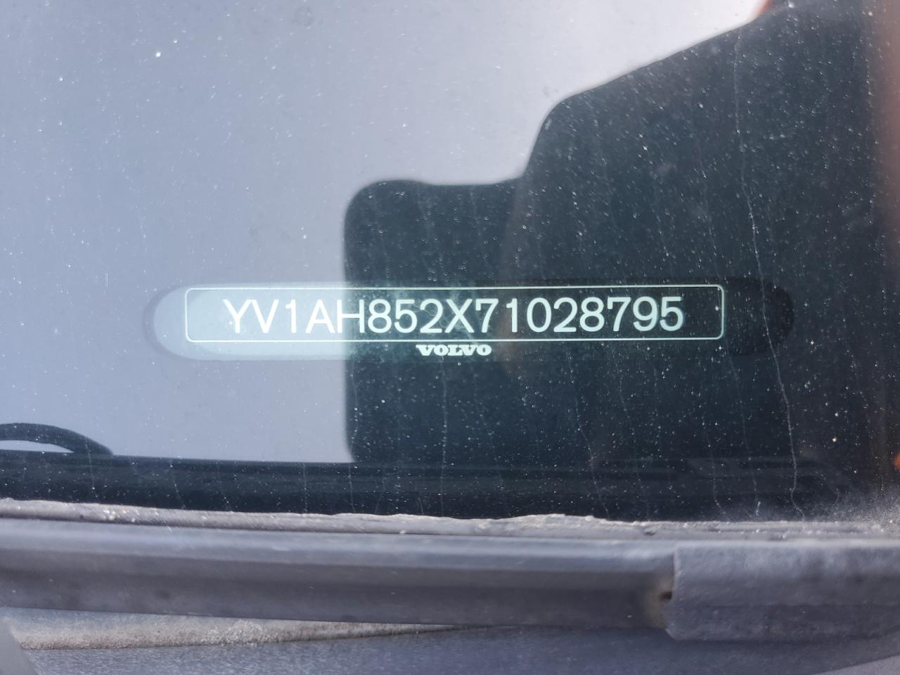 2007 Volvo S80 V8 VIN: YV1AH852X71028795 Lot: 59693795