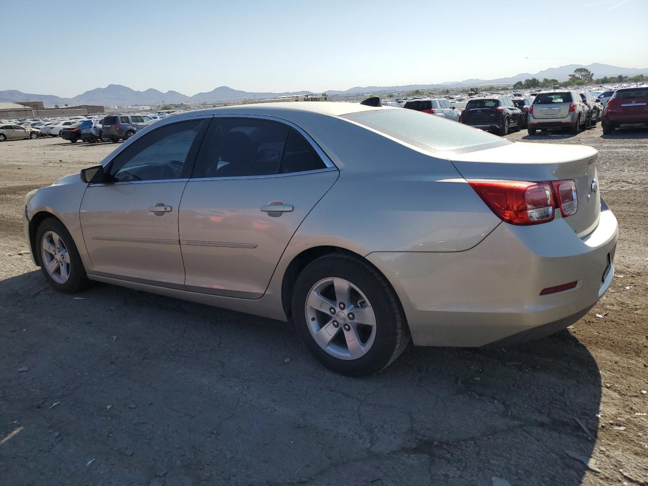 2014 Chevrolet Malibu Ls beige sedan gas 1G11B5SLXEF217653 photo #3