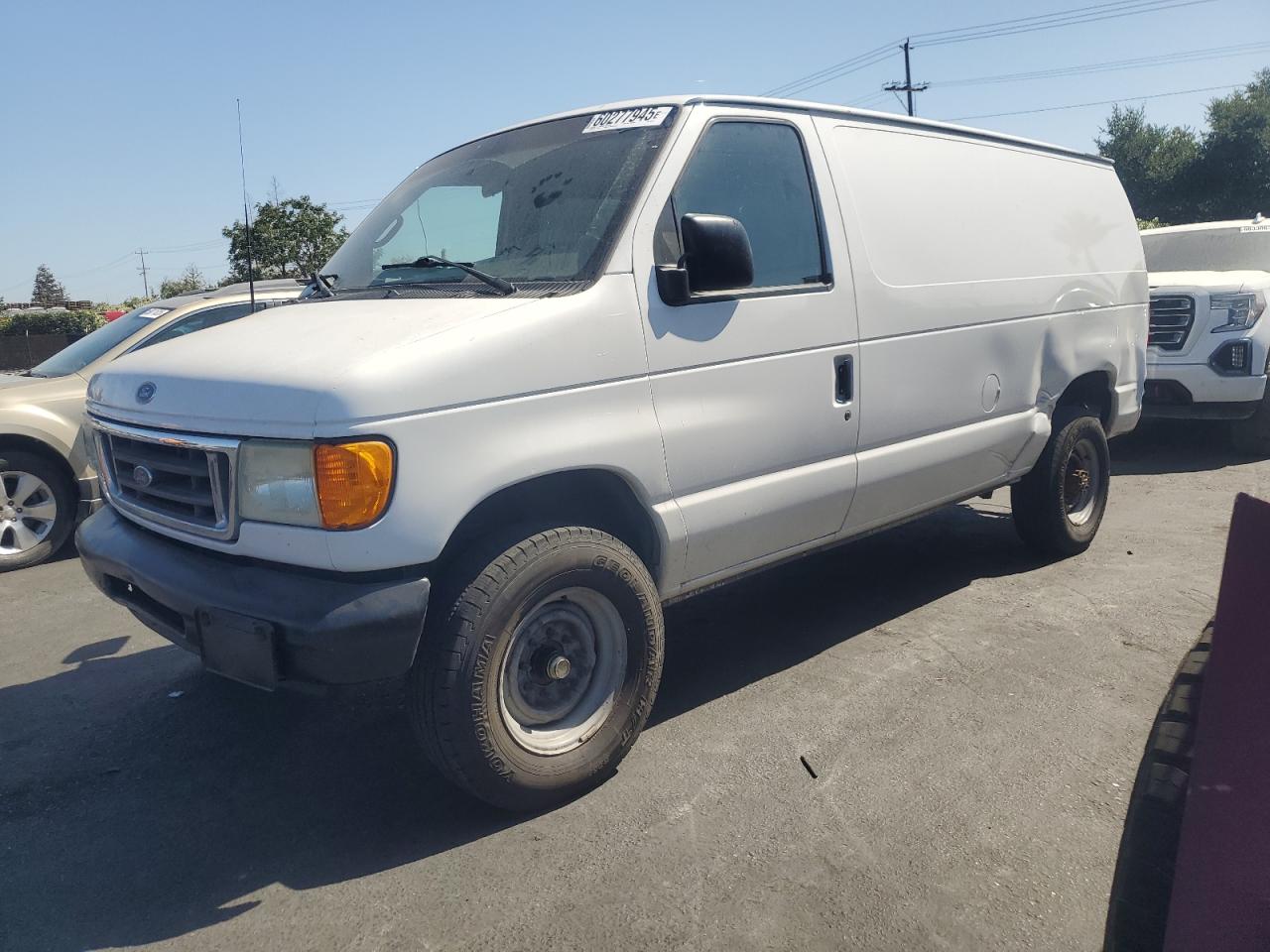 2001 Ford Econoline E350 Super Duty Van იყიდება San Martin-ში, CA - Side