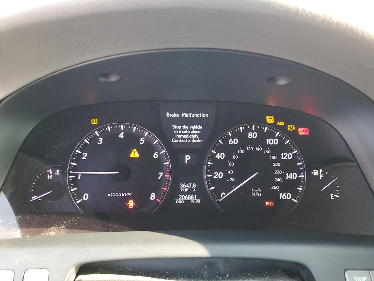 2007 Lexus Ls 460 VIN: JTHBL46F275048355 Lot: 62407725