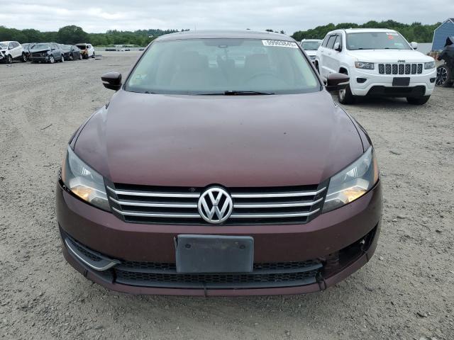 Sedans VOLKSWAGEN PASSAT 2013 Burgundy