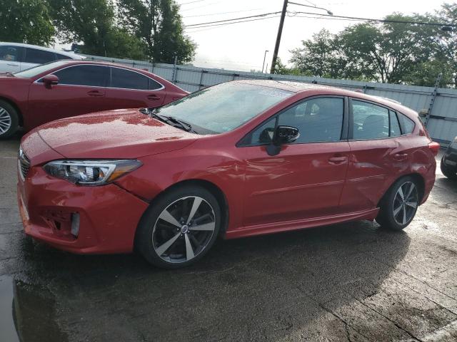  SUBARU IMPREZA 2018 Красный