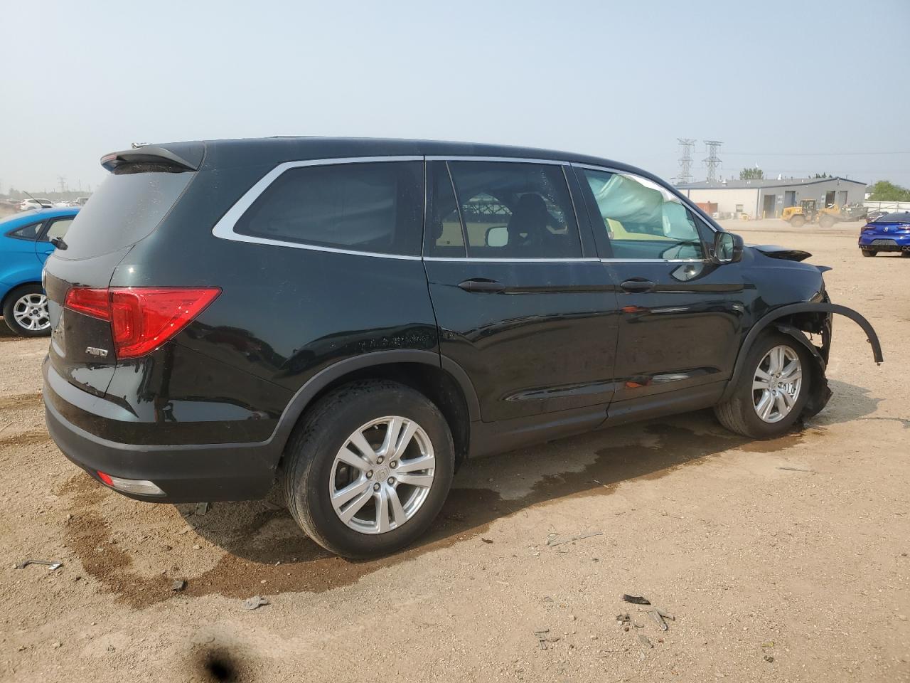 2017 Honda Pilot Lx VIN: 5FNYF6H14HB053900 Lot: 59289115