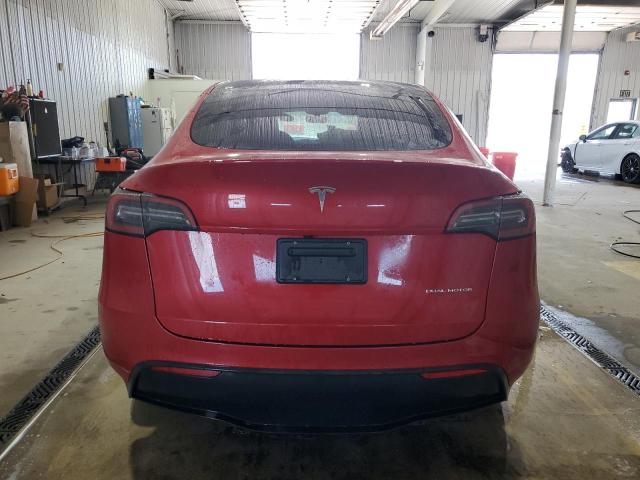  TESLA MODEL Y 2023 Czerwony