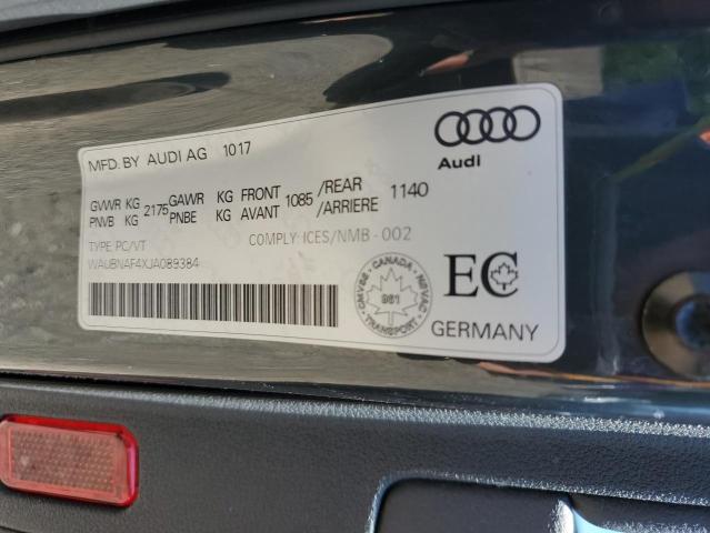2018 AUDI A4 PROGRESSIV  