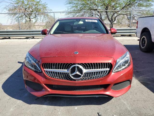  MERCEDES-BENZ C-CLASS 2018 Red