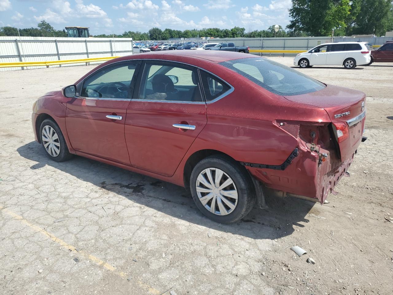 NISSAN SENTRA 2014 VIN 3N1AB7AP3EY267846 фото 2